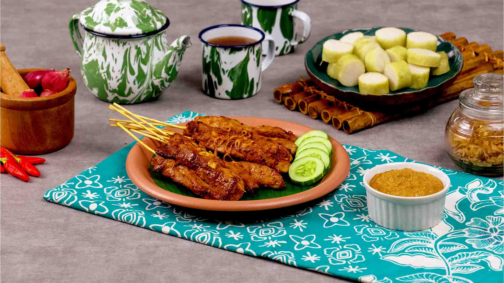 Resep Sate Ayam Bumbu Kacang Sederhana Khas Ponorogo